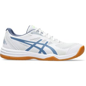 Resim Asics Upcourt 5 Erkek Beyaz Voleybol Ayakkabısı 1071a086-104 