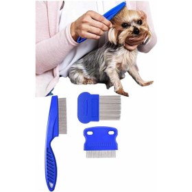 Resim Nm-store Evcil Hayvan Bit Tarağı Seti Paslanmaz Çelik Bıçaklı 4'lü Set 