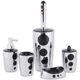 Resim Flora Punto Banyo Seti Krom 5 Parça F326 Krom 