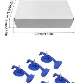 Resim Dorf Cam Onarma Vantuzu Yapıştırma Trim Kaporta Vantuzu 6 Parça 