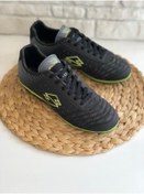 Resim SPORTAÇ Yeni Sezon Halı Saha Futbol Ayakkabısı Siyah-Yeşil 