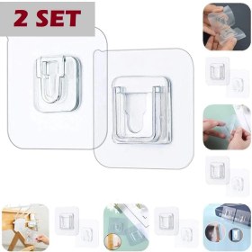 Resim Alife Ev Dekorasyon Geçmeli Klips Eşya Sabitleme Askısı 2 Set 