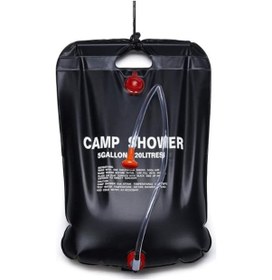 Resim River World Solar Isıtıcılı 20 Lt'lik Kampta Kullanım İçin Duş Torbası 