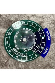 Resim Korkmaz Oto Market & Aksesuar Etiketçilere Yuvarlak Park Saati Yeşil 