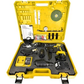 Resim 7 Başlıklı Set Spiral Taşlama Somun Sıkma Tilki Kuyruğu Dal Budama Akülü Vidalama Hava Pompası Hilt 