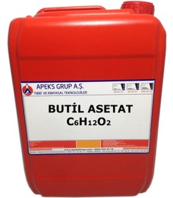 Resim APEKS Butil Asetat - C6h12o2 - 10 Lt 