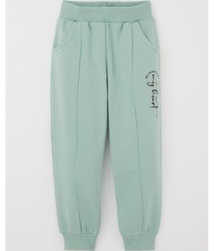 Resim Breeze Kız Çocuk Eşofman Altı Çima Dikiş Detaylı Cepli 3-7 Yaş, Su Yeşili Su Yeşili 