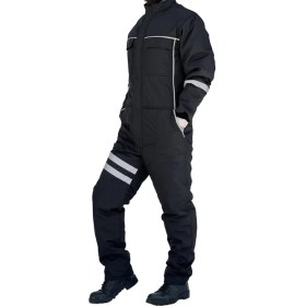 Resim DRC Outdoor Motorcu Tulumu – Kışlık Su ve Rüzgar Geçirmez, Ekstra Elyaf Takviyeli, Reflektörlü 