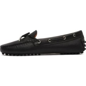 Resim Derimod Kadın Siyah Deri Loafer 26PFD2903FT 