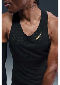 Resim Nike Aeroswift X Jakob Dri Fit Adv Running Singlet Erkek Koşu Atleti Siyah 