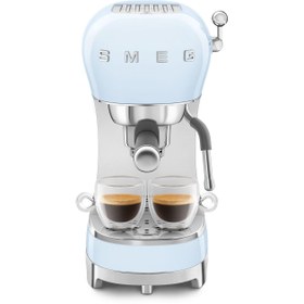 Resim Smeg Pastel Mavi Espresso Kahve Makinesi Ecf02pbeu - Pastel Mavi 