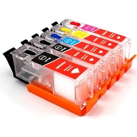 Resim Canon Pgı 570 Clı 571 Uyumlu Kolay Dolan Kartuş 5 Renk 