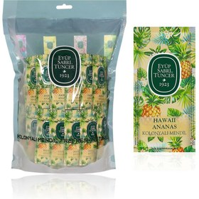 Resim Eyüp Sabri Tuncer Hawaii Ananas Kolonyalı Mendil 150'li (Küçük Boy) 