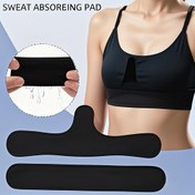 Resim 3 adet/6 adet, Kadın Spor Sütyen Ter Emici Pedler, Zarif Tasarım, Yıkanabilir ve Tekrar Kullanılabilir İç Çamaşırı Ter Pedleri, Spor Salonu, Koşu, Antrenman, Günlük Giyim için Mükemmel 