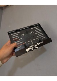 Resim 3d İllegal Motor Pleksi Plakalık 