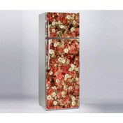 Resim 444magaza Buzdolabı Sticker Beyaz Çiçek Ağaç 