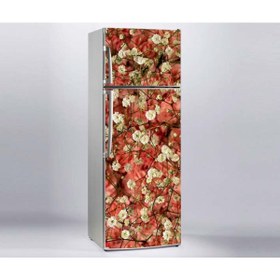 Resim 444magaza Buzdolabı Sticker Beyaz Çiçek Ağaç 