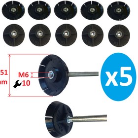Resim Poyraz Bioplast Sosis Silikon Tabancası Esnek İtici Yedek Parça M6 - 5 Adet 