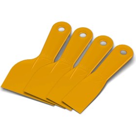 Resim Badem10 Dekor Plastik Ispatula Set Spatula Seti 4 Parça 