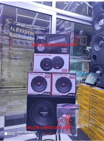 Resim Soundmax1500w Bas 16ve20cm Audioline Mıdrange Mobass Amfı Kablo 