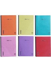 Resim U-deep Pp Kapak Spiralli A4 60 Yaprak Kareli Defter 12'li Paket 