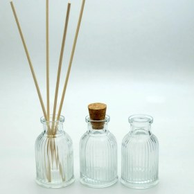 Resim D&B Boş Parfüm Şişesi 35 ml (3 Adet) Oda ve Araç Için Roman Bambu Boş Şişe 