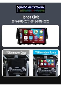 Resim Honda Fc 5 Android 2gb Ram 32gb Rom Carplay Navigasyon Multimedya 
