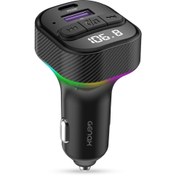 Resim GENAX Araç FM Transmitter 5.3 Kablosuz Telefon ve USB Hızlı Şarj 