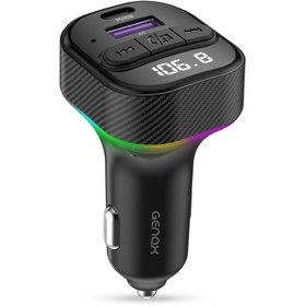 Resim GENAX Araç FM Transmitter 5.3 Kablosuz Telefon ve USB Hızlı Şarj 