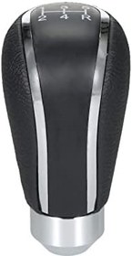 Resim Otomatik Vites Topuzu Araba Vites Topuzu Sopa Kafa Kolu Kolu Manuel Siyah GM için Değiştirme 