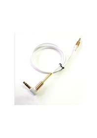 Resim Electroon 3 5Mm Stereo Gold Beyaz Silikon Aux Kablo 1Mt 