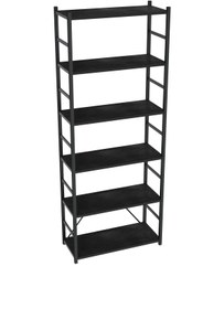 Resim Toli 70cm 6 Raflı Metal Kitaplık Dosyalık Ev Ofis - Düz Model - Irony 
