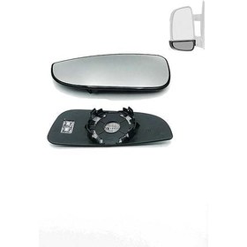 Resim Peugeot Boxer Fiat Ducato Ayna Camı Alt Sol (Küçük) 2007 Sonrası Uyumlu 