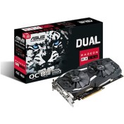 Resim Asus AMD Radeon RX 580 OC DUAL-RX580-O8G 8 GB 256 Bit GDDR5 Ekran Kartı 