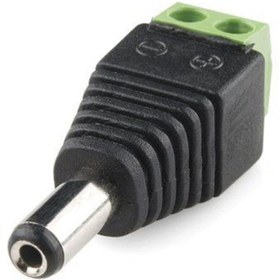 Resim Elektronikport Klemens Girişli Erkek Dc Barrel Jack 2,1mm 