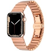 Resim Butam Bilişim Watch 42mm Kordon Uyumlu Krd-79 Metal Strap Kayış Clo- Rose Gold 