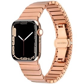 Resim Butam Bilişim Watch 42mm Kordon Uyumlu Krd-79 Metal Strap Kayış Clo- Rose Gold 