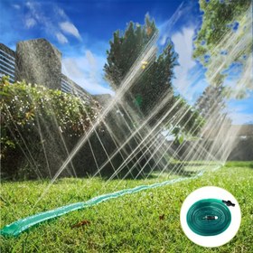 Resim Çok Fonksiyonlu Bahçe Çim Sulama Hortumu, Soaker Düz Esnek Sulama Hortumu, Otomatik Sulama Kiti, PVC Malzeme, Bahçe Çiçek Altı için Harika 