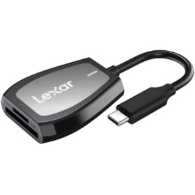 Resim Lexar Professional USB-C Çift Yuvalı Kart Okuyucu - SD/MicroSD UHS-II 