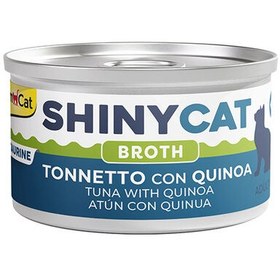 Resim GimCat ShinyCat Broth Kinoalı Ton Balığı Kedi Konservesi 70 Gr 
