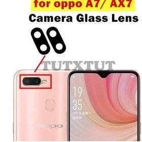 Resim Oppo A7 2018 Arka Kamera Camı (Çıtasız Sadece Cam) 