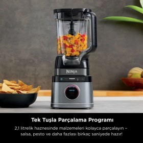 Resim Ninja Detect Power Blendsense 1200W Akıllı Ekranlı Çok Işlevli Mutfak Robotu ve Sürahi Blender - Siyah 