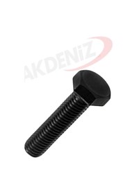 Resim Akdeniz Dın933 M8 25 Mm Siyah Cıvata 200 Adet 