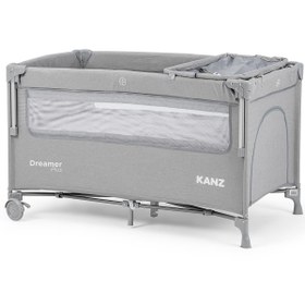 Resim Kanz Dreamer Plus Anne Yanı Oyun Parkı 70x120 Cm - Gri - Açık Gri / Standart 