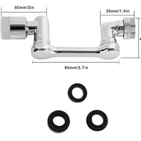 Resim Byrshtm SN-20341 1080 Derece Dönebi̇len Musluk-Duş Başliği Byrnew 