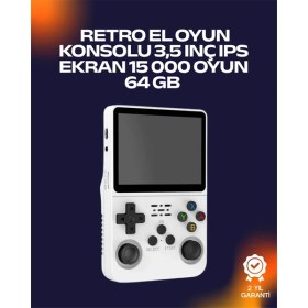 Resim LaraTech Retro Oyun Cihazı – Çift MicroSD Desteği, Çoklu Platform Uyumu, 3200 mAh Batarya 
