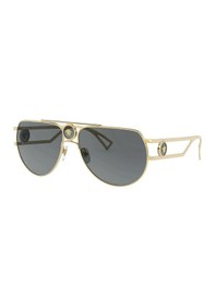 Resim Versace Aviator Ve2225 1002/87 Altın Gri Lens 60 MM IN160632384 Erkek Güneş Gözlüğü 