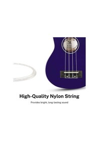 Resim Donner Dus-10p Soprano Ukulele Seti Mor 