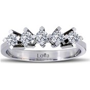 Resim Lova F Renk 0,42 Karat Pırlanta Beştaş Yüzük - 1070083 