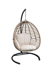 Resim Monalin Home Garden Sofya Classic Rattan El Örgüsü Bahçe & Balkon & Teras Salıncağı Kahverengi 